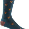 Men'S Darn Tough Socks | Strut Crew Lightweight Lifestyle Socks For Men Dark Teal