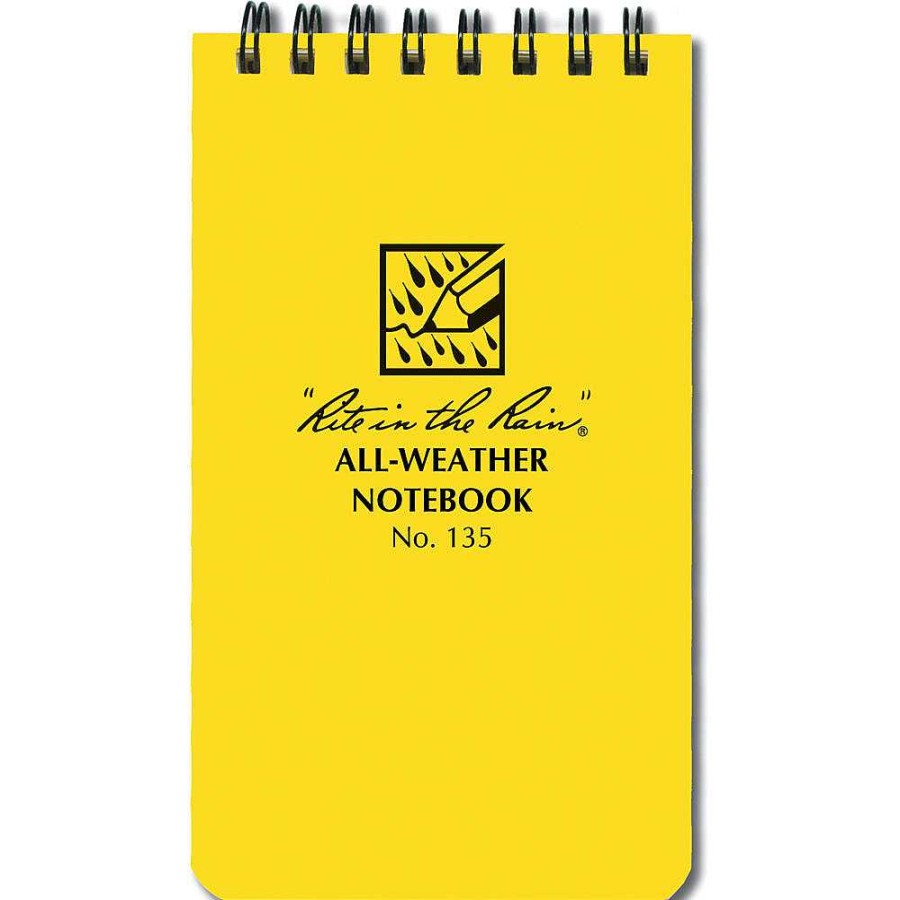 Gear Liberty Mountain | 3" X 5" Waterproof Notebook Yellow