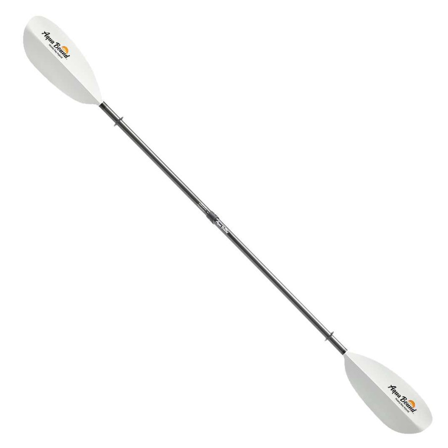 Gear Aqua-Bound Tech | Manta Ray Hybrid 2-Piece Versa-Lok Kayak Paddle White