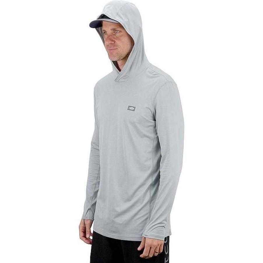 Men'S AFTCO Shirts | Air O Mesh Hooded Fishing Shirt For Men