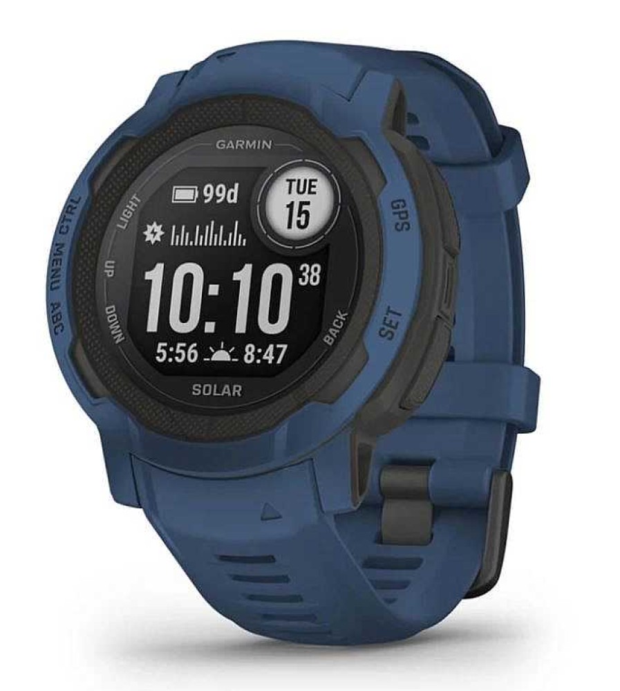 Men'S Garmin Watches | Instinct 2- Solar Edition Tidal Blue