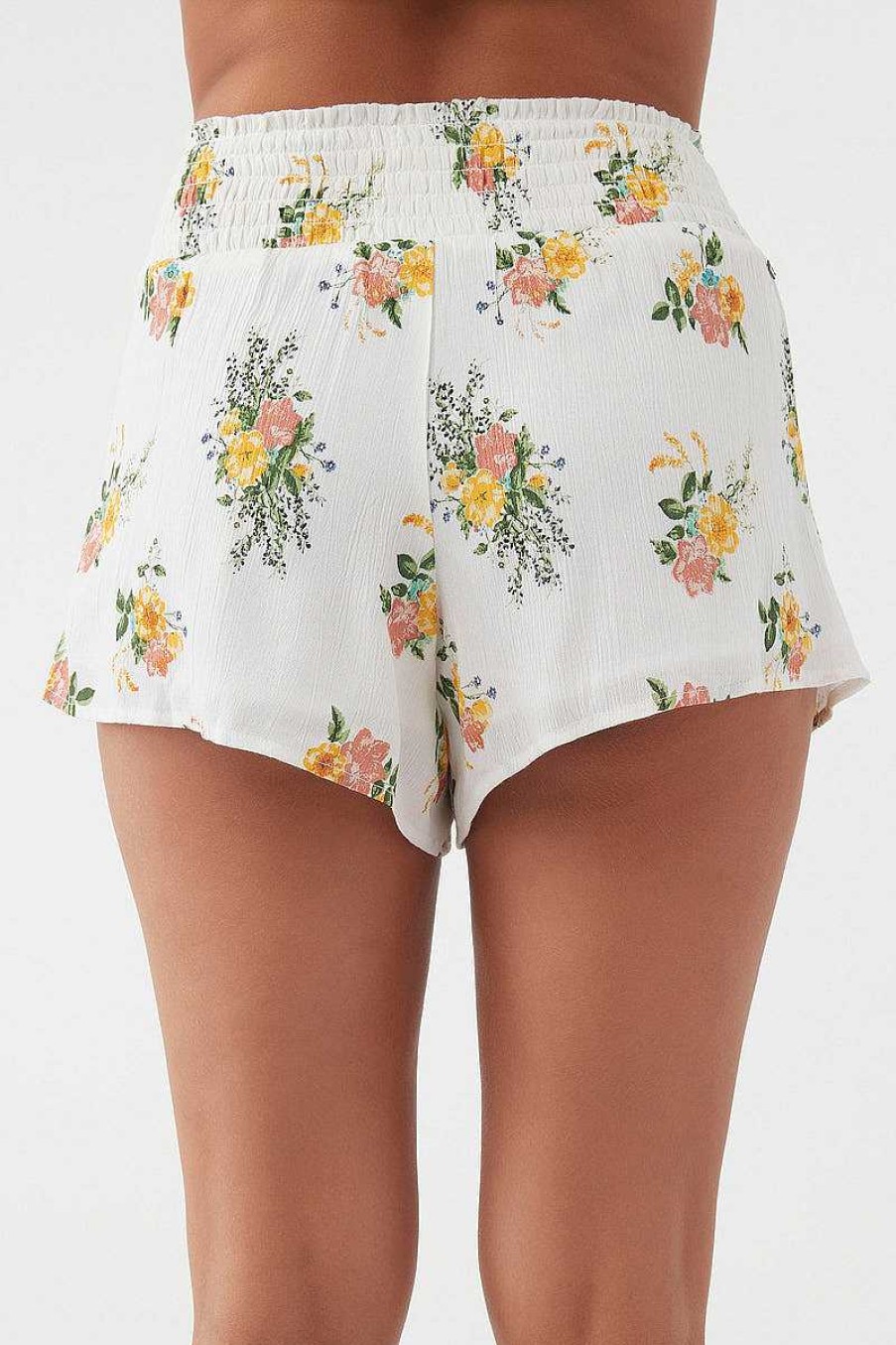 Women'S O'Neill Shorts | Cove Roses Shorts For Women Winter White