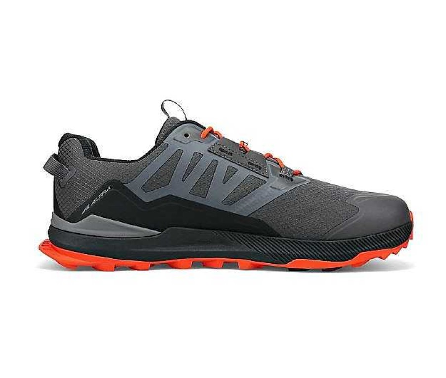 Footwear Altra Shoes | Lone Peak All-Weather Low 2 For Men Gray/Orange