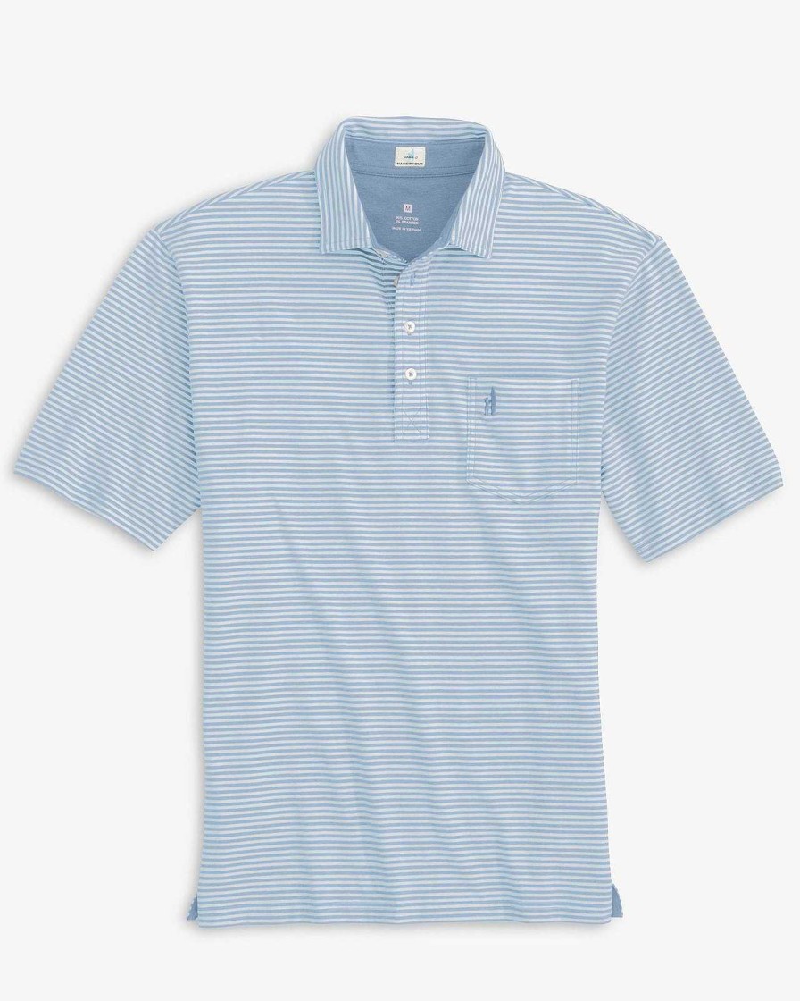 Men'S Johnnie-O Shirts | Dante Striped Polo For Men