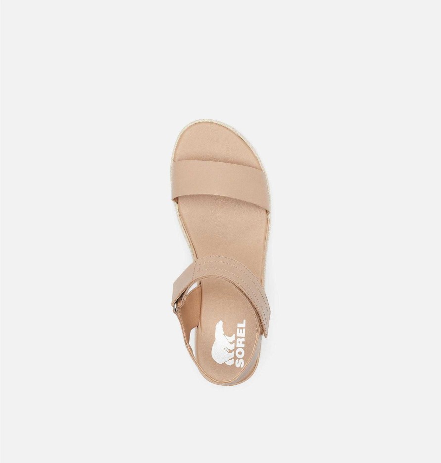 Footwear Sorel Sandals | Cameron Flatform Wedge Sandals For Women Honest Beige