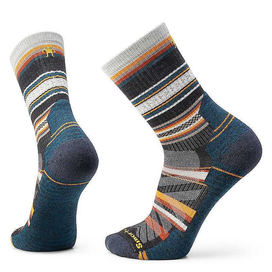 Men'S Smartwool Socks | Hike Light Cushion Panorama Crew Socks For Men