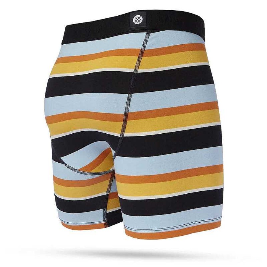 Men'S Stance Baselayers & Underwear | Pascals Cotton Boxer Brief For Men Orange