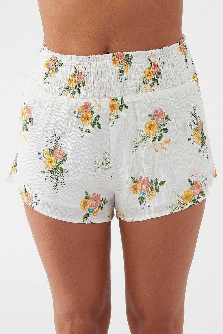 Women'S O'Neill Shorts | Cove Roses Shorts For Women Winter White