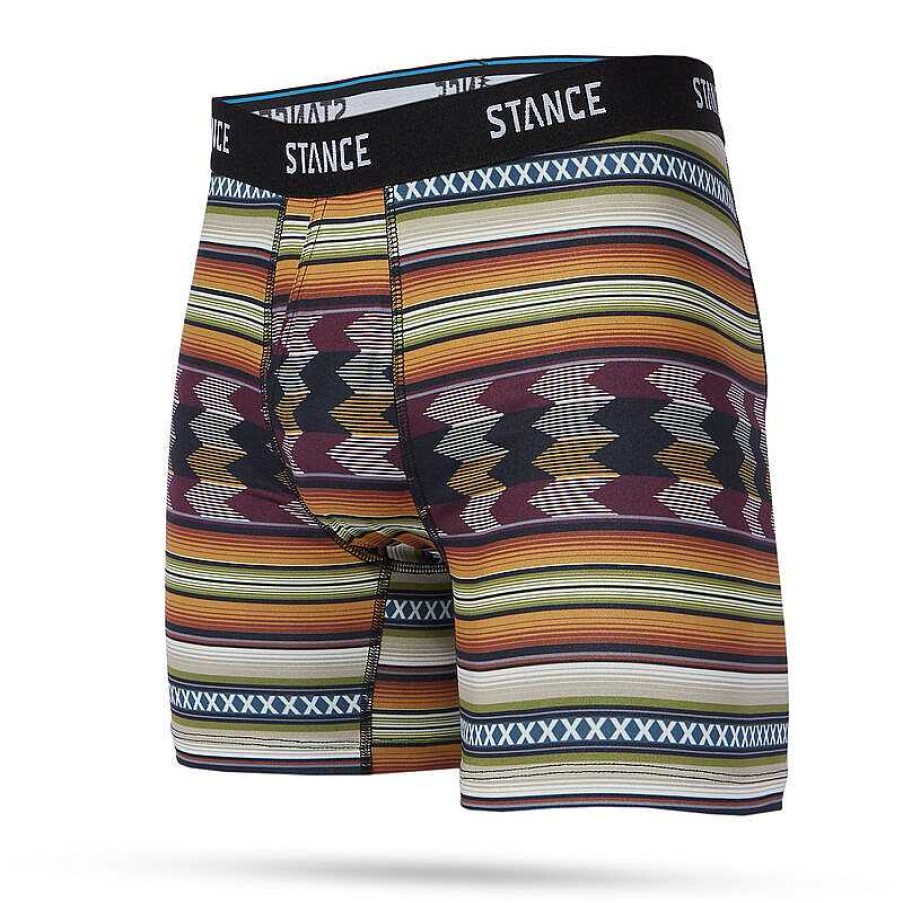 Men'S Stance Baselayers & Underwear | Baron Poly Boxer Brief For Men Baron-Taupe