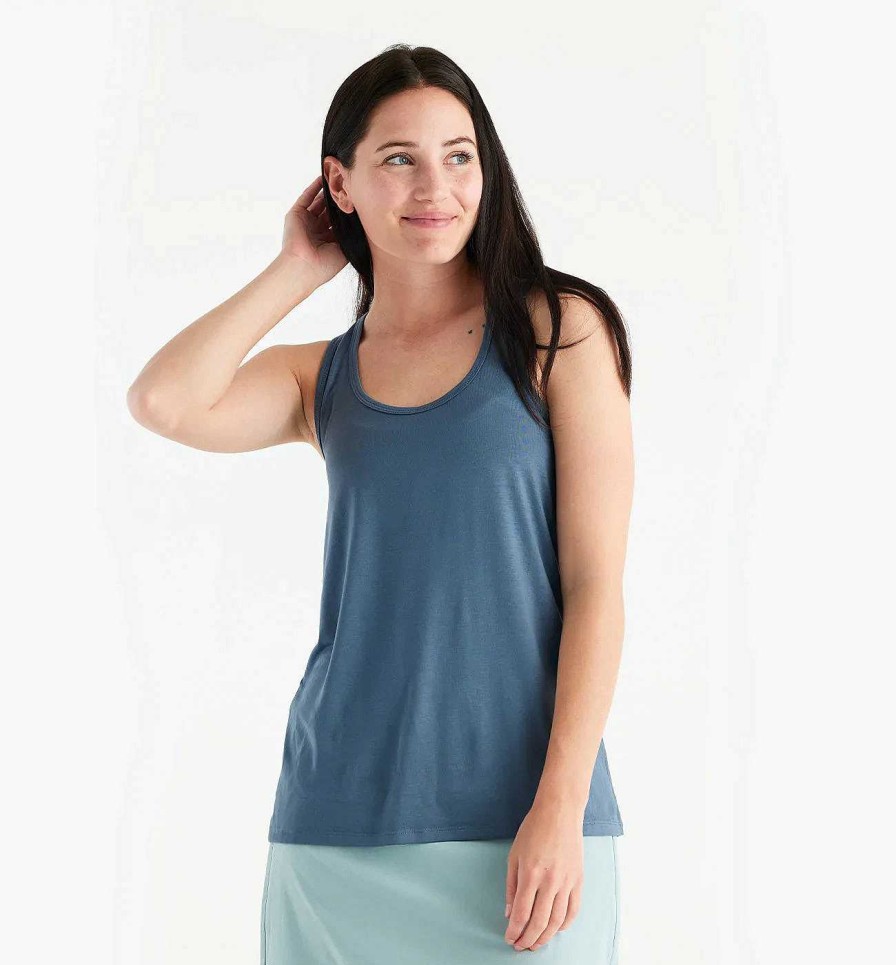 Women'S Free Fly Apparel Performance Shirts | Bamboo Motion Racerback Tank For Women