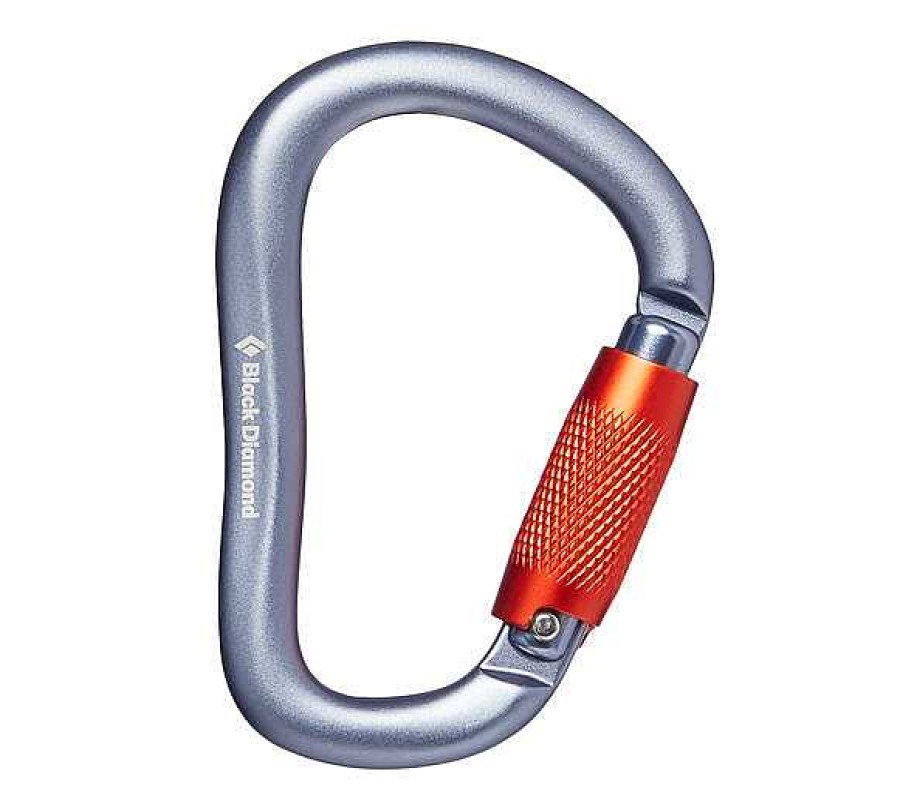 Gear Black Diamond Equipment | Rocklock Twistlock Carabiner Gray