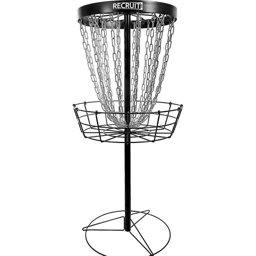 Gear Dynamic Discs | Recruit Lite Basket Disc Golf Target Black