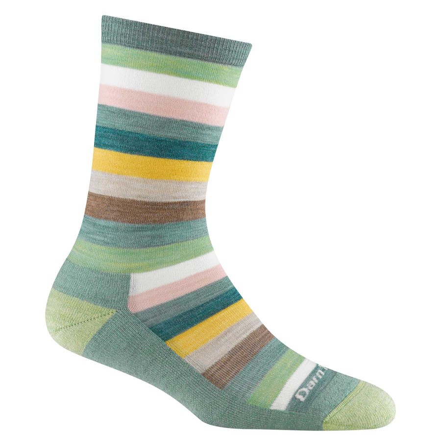 Women'S Darn Tough Socks | Mystic Stripe Crew Lightweight Lifestyle Socks For Women