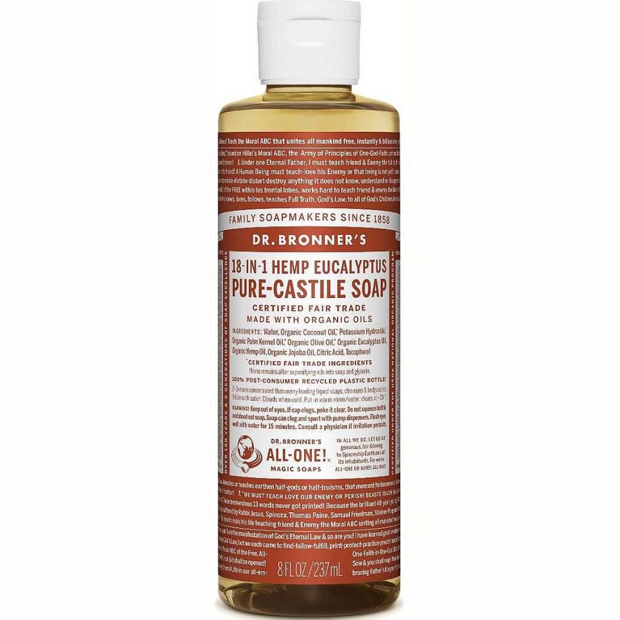 Gear Dr. Bronner's | Pure-Castile Liquid Soap Eucalyptus