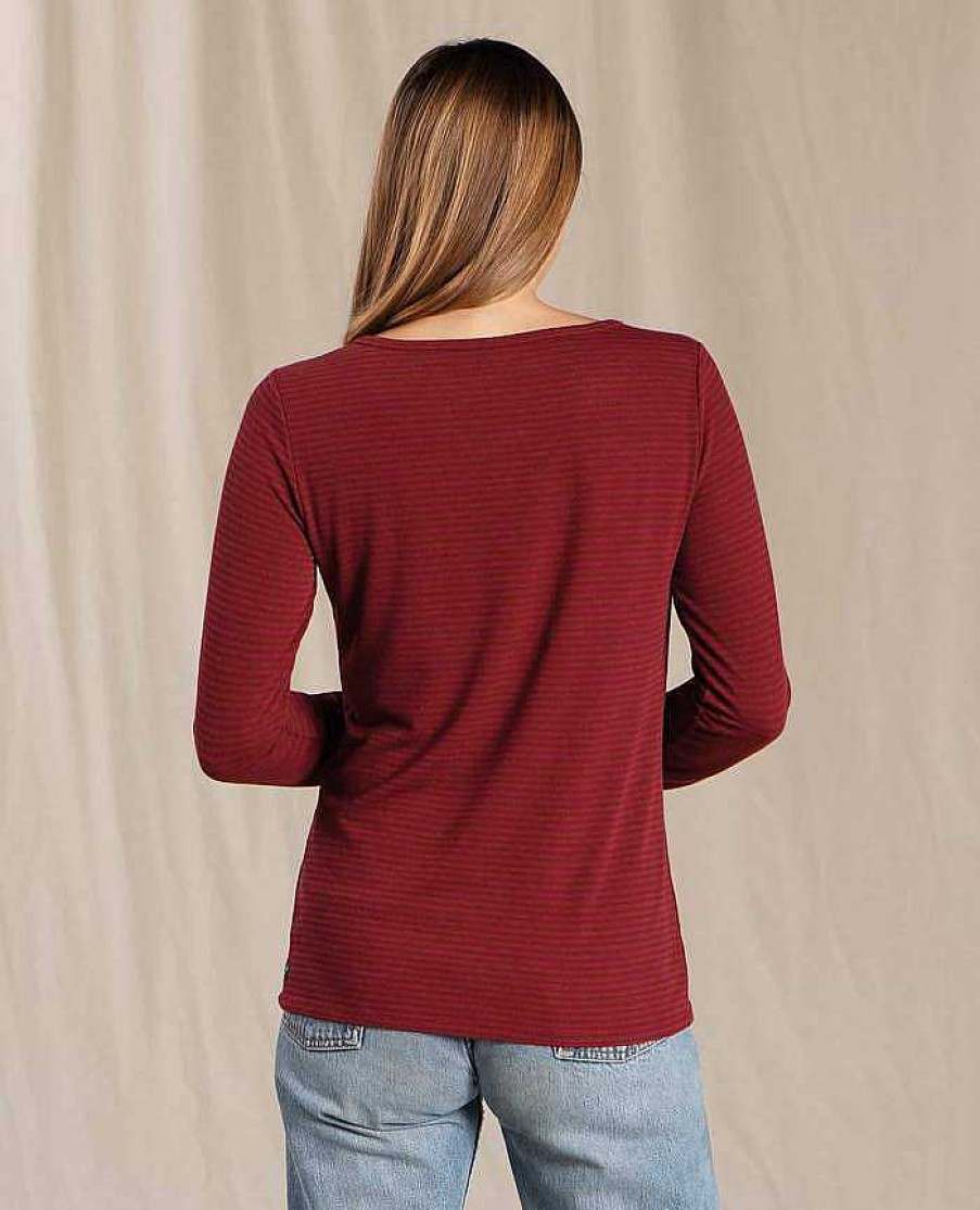 Women'S Toad&Co Shirts | Piru Long Sleeve Henley For Women