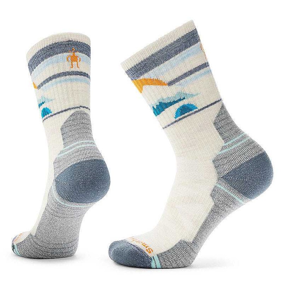 Women'S Smartwool Socks | Hike Light Cushion Mountain Moon Crew Socks For Women Moonbeam