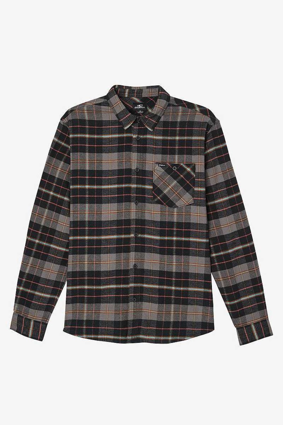 Men'S O'Neill Shirts | Redmond Plaid Stretch Flannel Shirt For Men