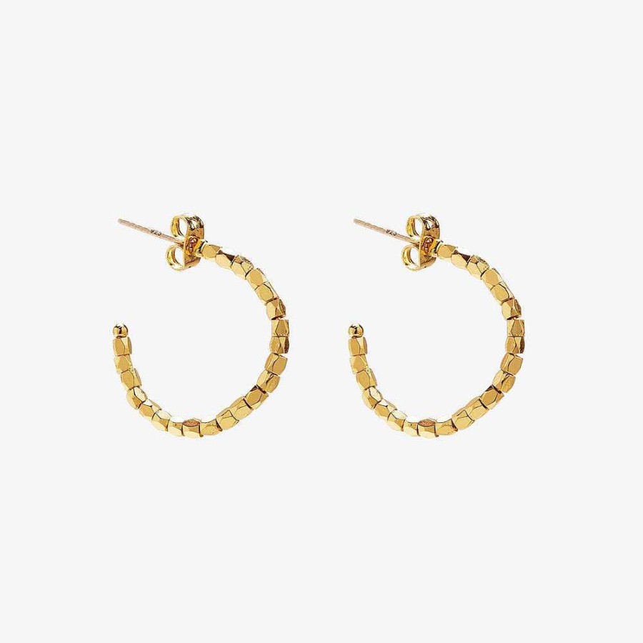 Women'S Pura Vida Jewelry | Diamond Cut Hoop Earrings