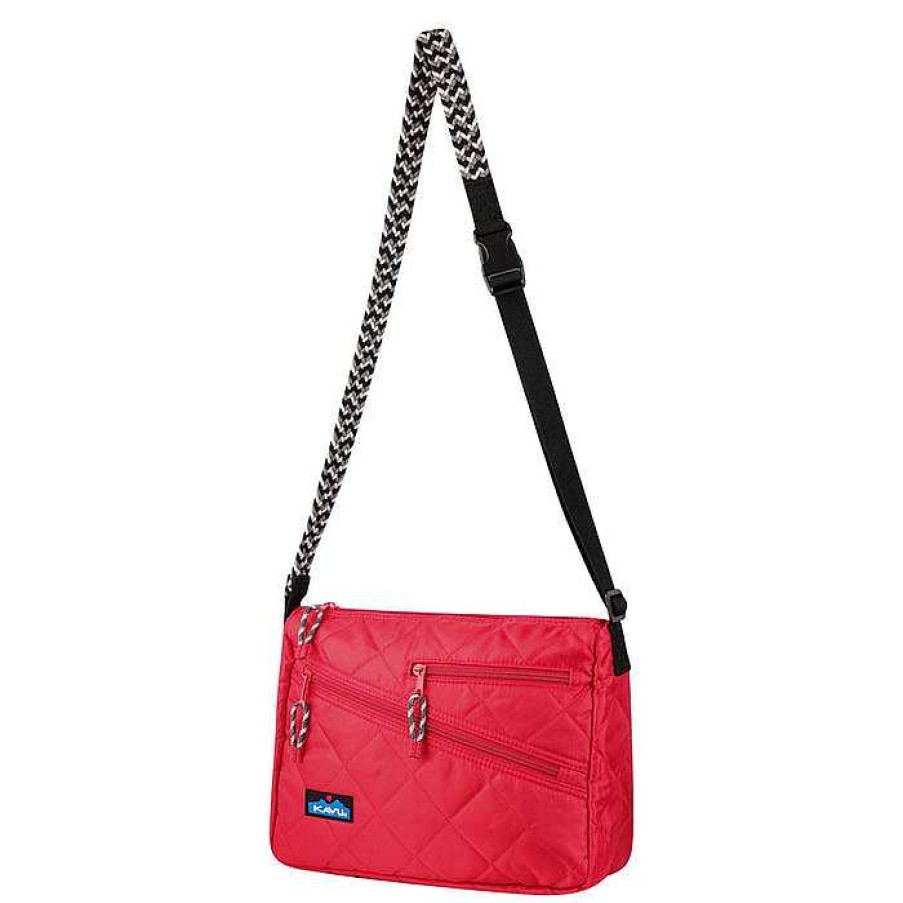 Women'S KAVU Bags & Wallets | Uptown Puff Bag Scarlet