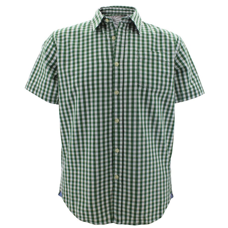 Half-Moon Collection Half-Moon Threadworks Half-Moon Apparel | Half-Moon Threadworks Short Sleeve Oxford Shirt For Men