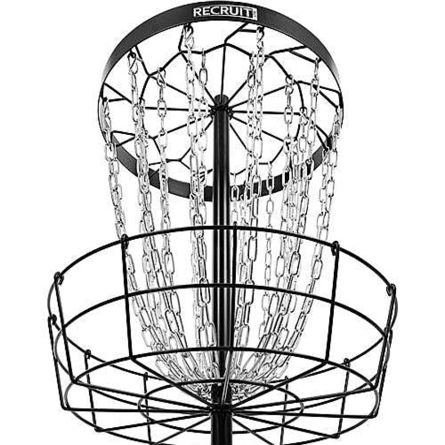 Gear Dynamic Discs | Recruit Lite Basket Disc Golf Target Black