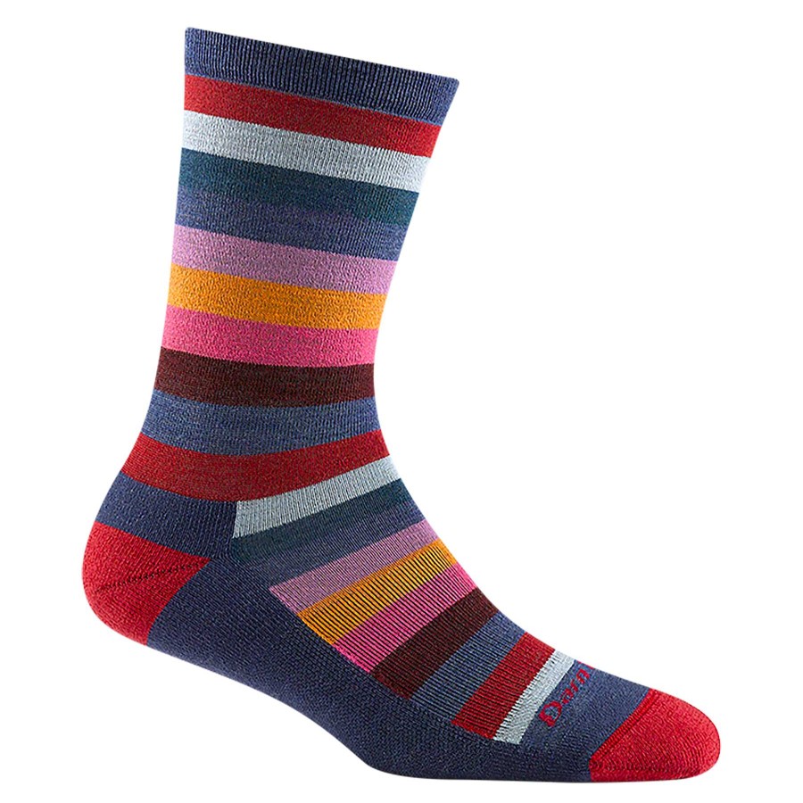 Women'S Darn Tough Socks | Mystic Stripe Crew Lightweight Lifestyle Socks For Women