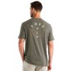 Men'S Free Fly Apparel T-Shirts | Doubled Up Tee For Men Heather Fatigue