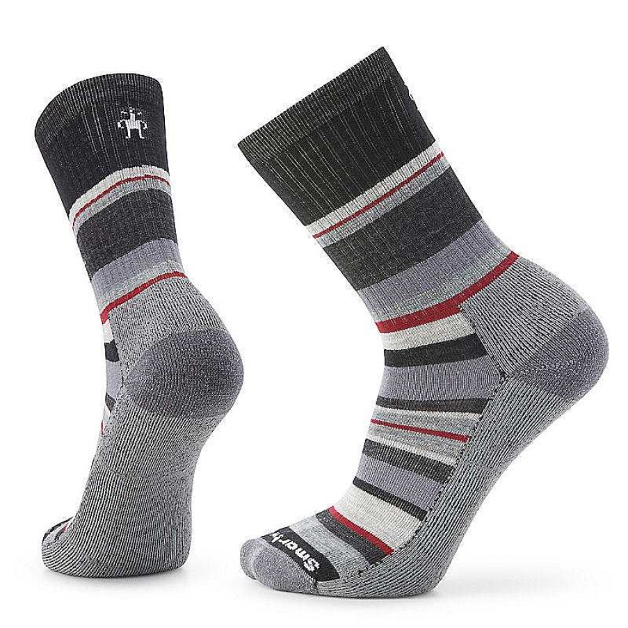 Men'S Smartwool Socks | Everyday Saturnsphere Crew Socks For Men Black