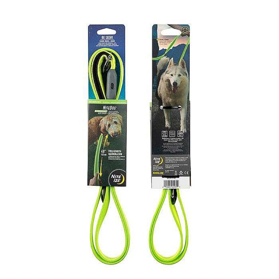 Gear Nite Ize | Nitedog Rechargeable Led Leash Lime/Green