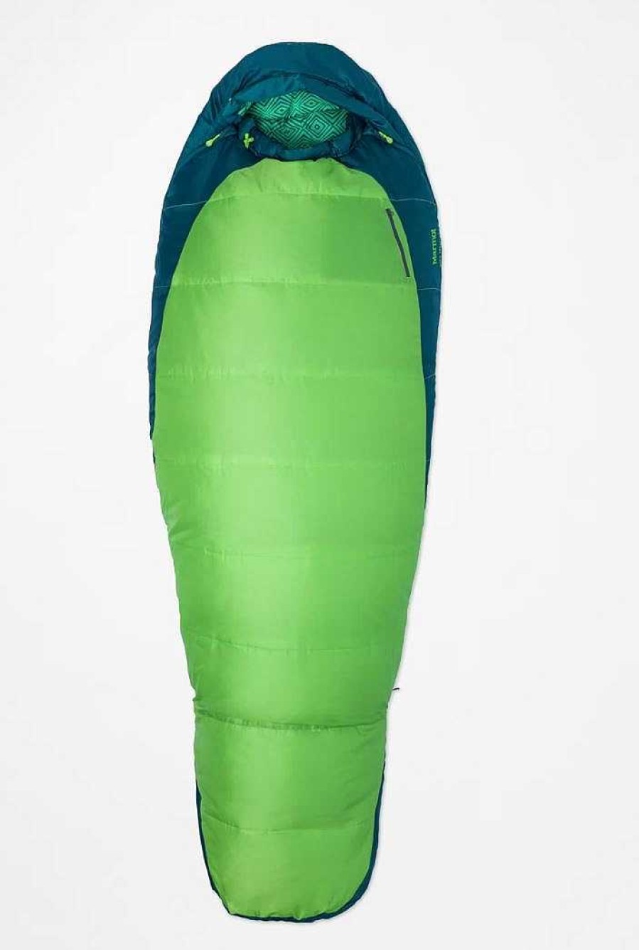 Gear Marmot | Trestles 30° Sleeping Bag For Women - Regular Greenery / Deep Teal