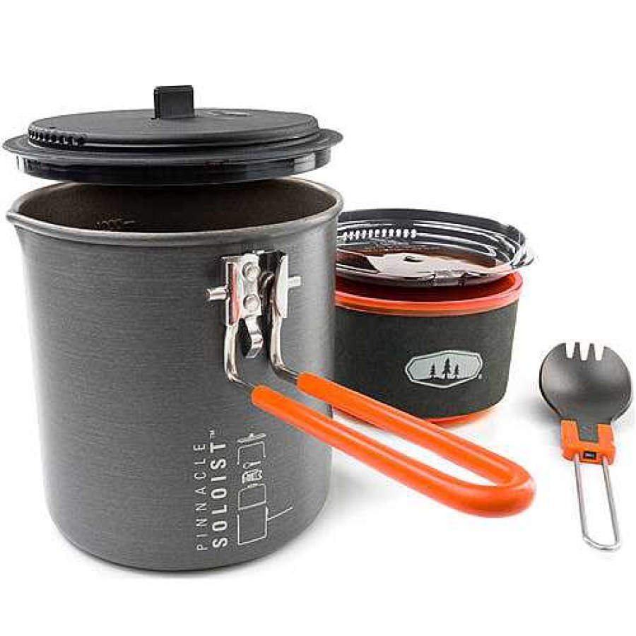 Gear GSI Outdoors Cookware | Pinnacle Soloist Ii, One-Person Cookset