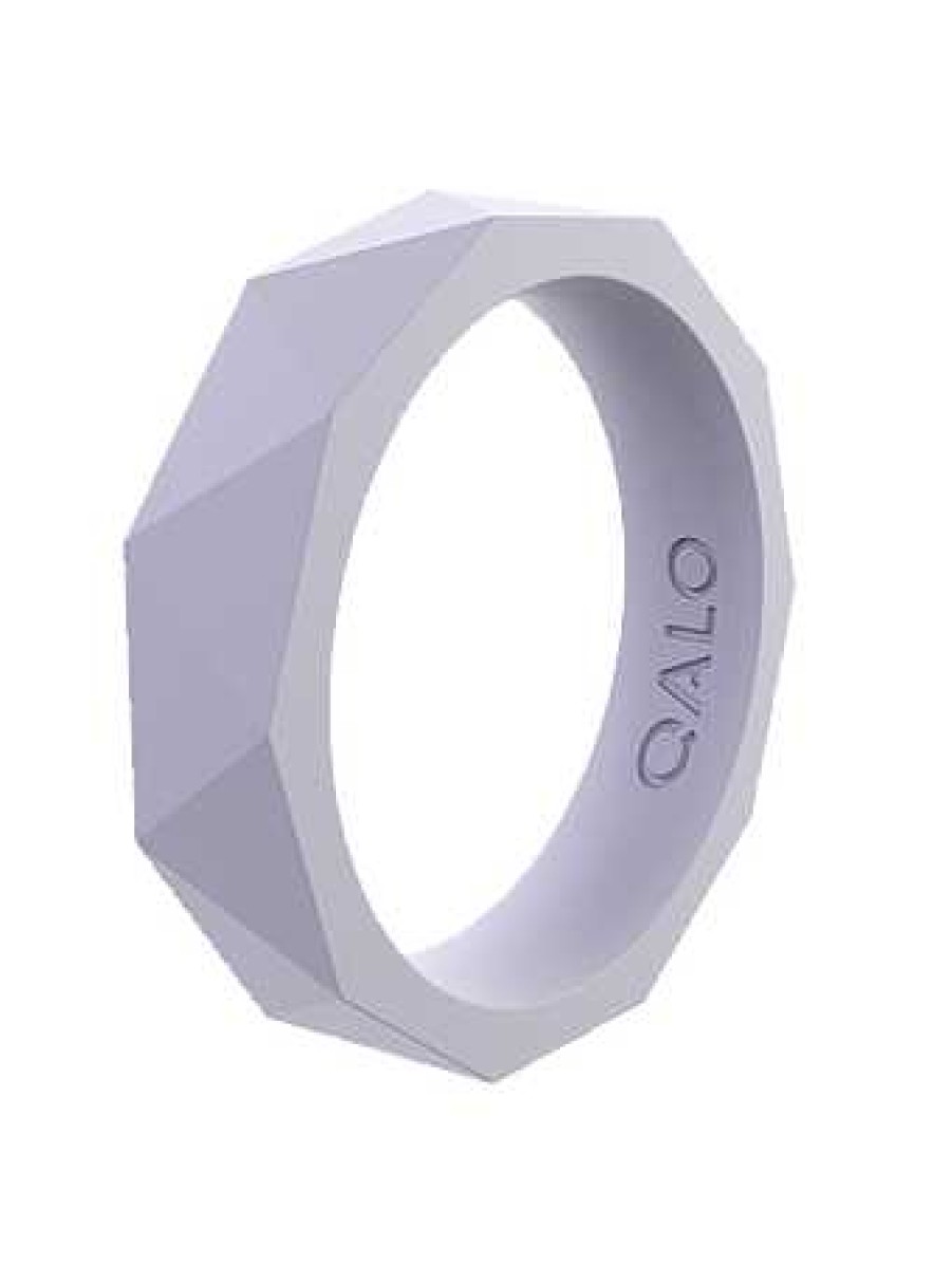 Women'S Qalo Jewelry | Prism Silicone Ring For Women Lilac