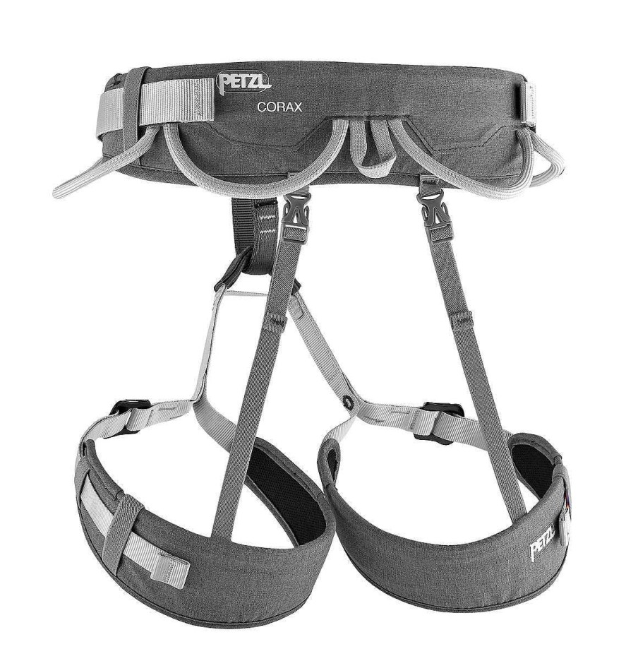 Gear Petzl | Corax Climbing Harness For Men Grey