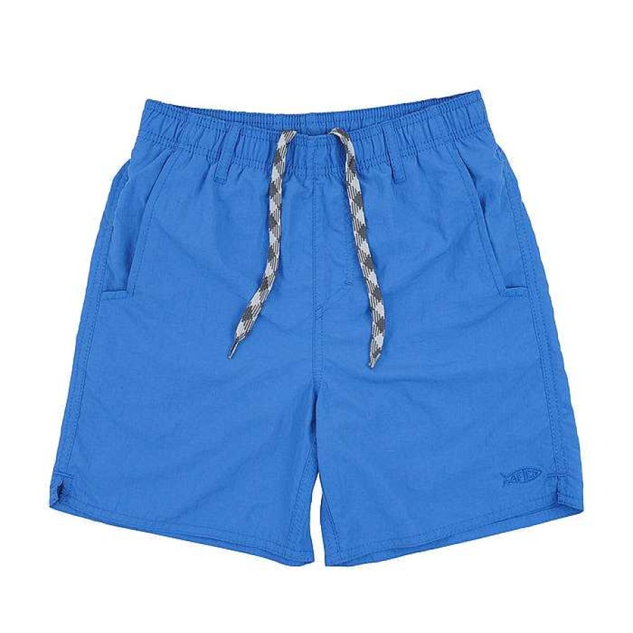 Kids' AFTCO Bottoms | Boyfish Swim Trunks For Boys Nautical Blue