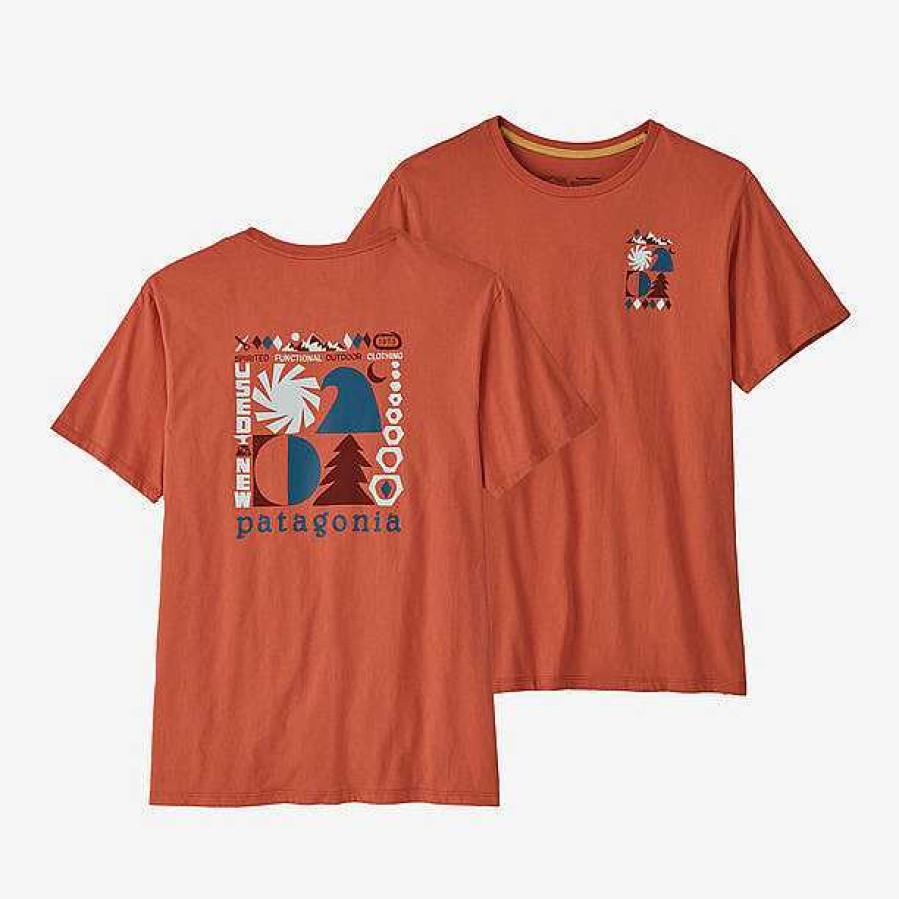 Men'S Patagonia T-Shirts | Spirited Seasons Organic T-Shirt