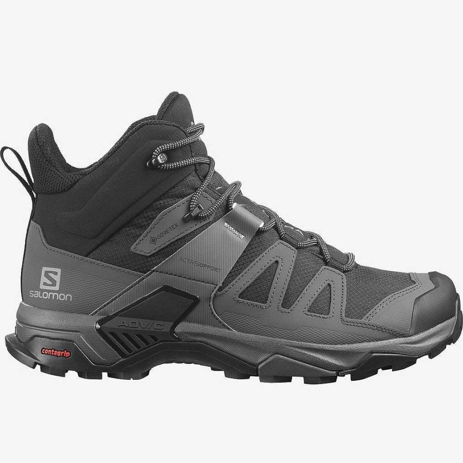 Footwear Salomon Boots | X Ultra 4 Mid Gore-Tex For Men Black/Magnet/Pearl Blue