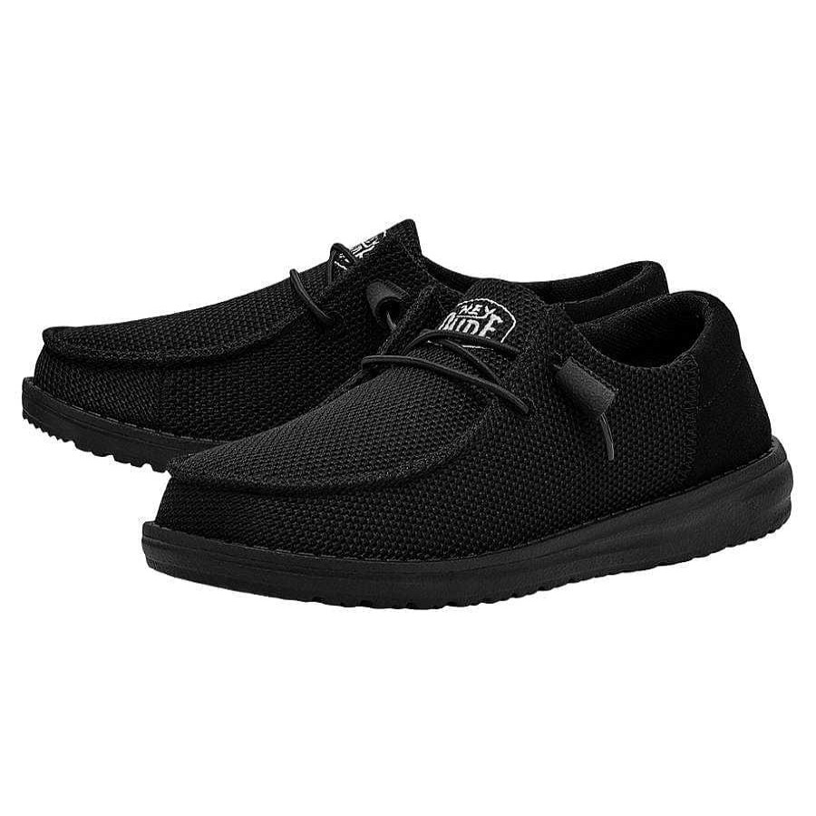 Footwear Hey Dude Shoes | Wendy Funk Mono For Women Black