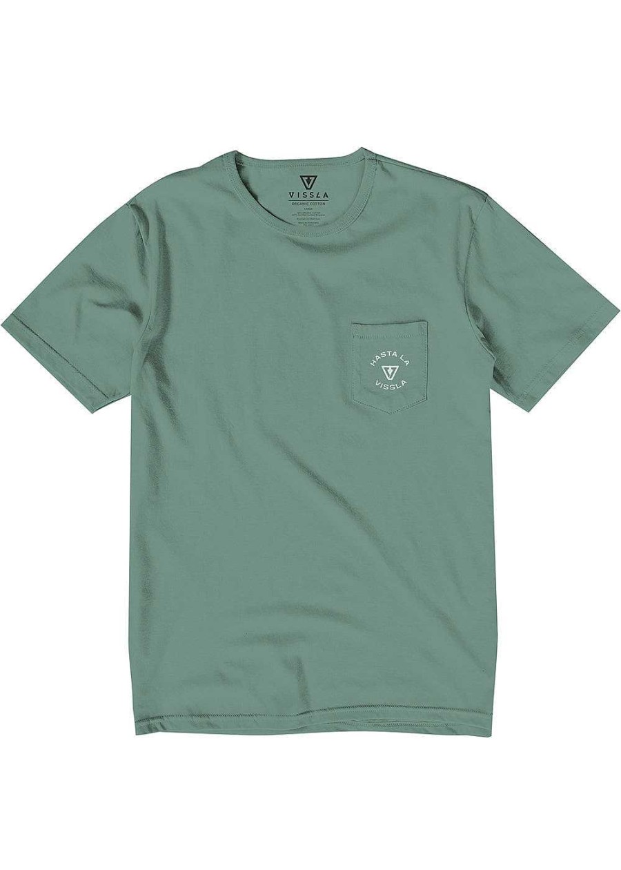 Men'S Vissla T-Shirts | Hasta La Vissla Organic Pocket Tee For Men