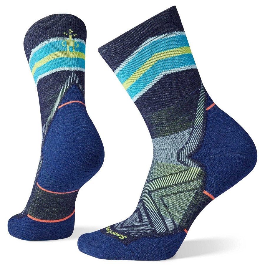 Women'S Smartwool Socks | Run Targeted Cushion Mid Crew Socks For Women Deep Navy