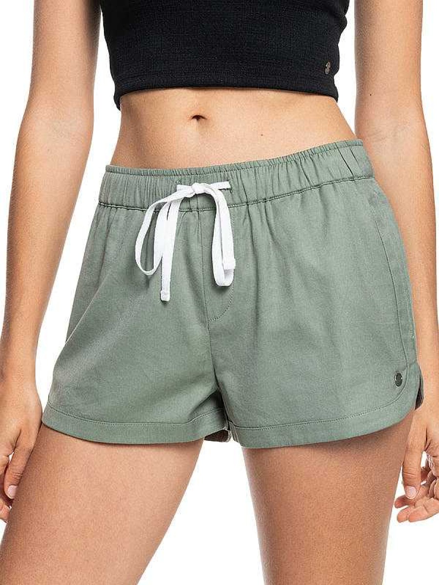 Women'S Roxy Shorts | New Impossible Love Elasticized Shorts