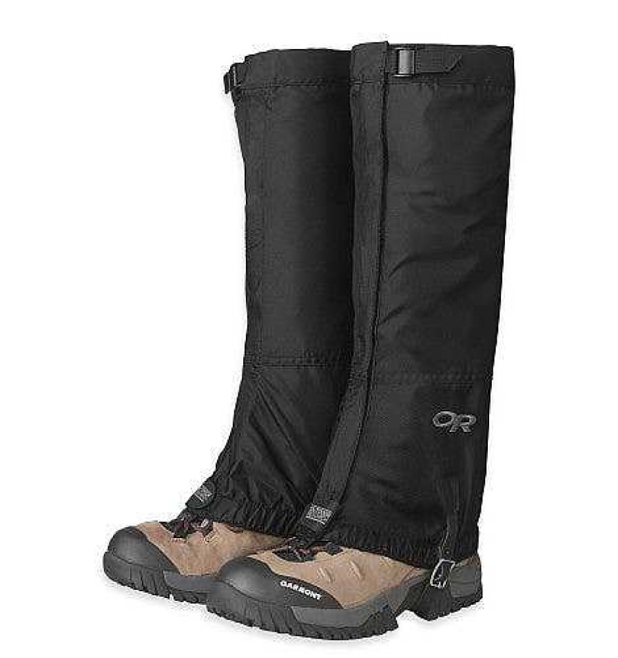 Footwear Outdoor Research Shoes | Men'S Rocky Mountain High Gaiters Black