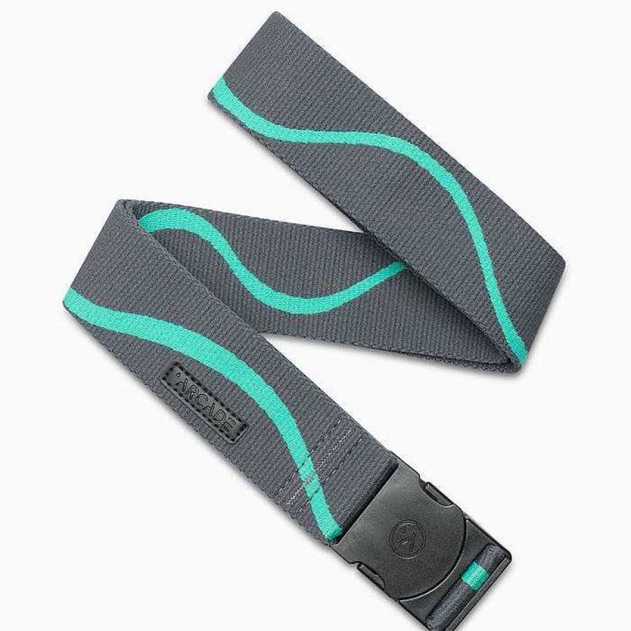 Men'S Arcade Belts Belts | Wave Standard Belt Charcoal/Astro