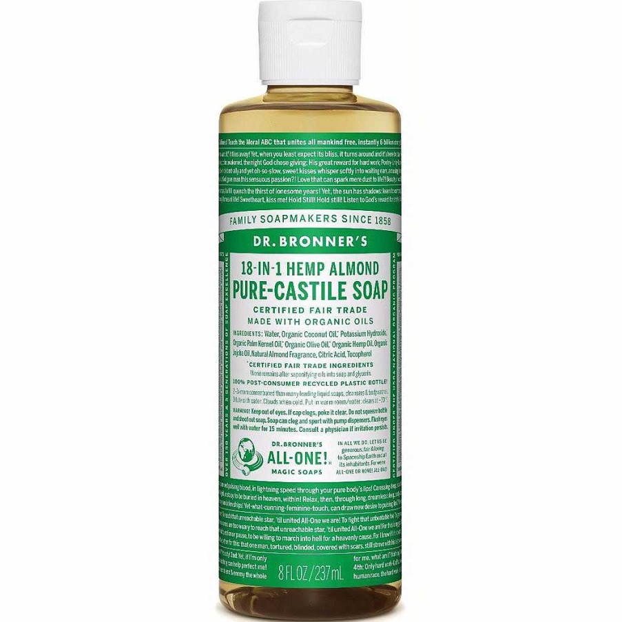 Gear Dr. Bronner's | Pure-Castile Liquid Soap Almond