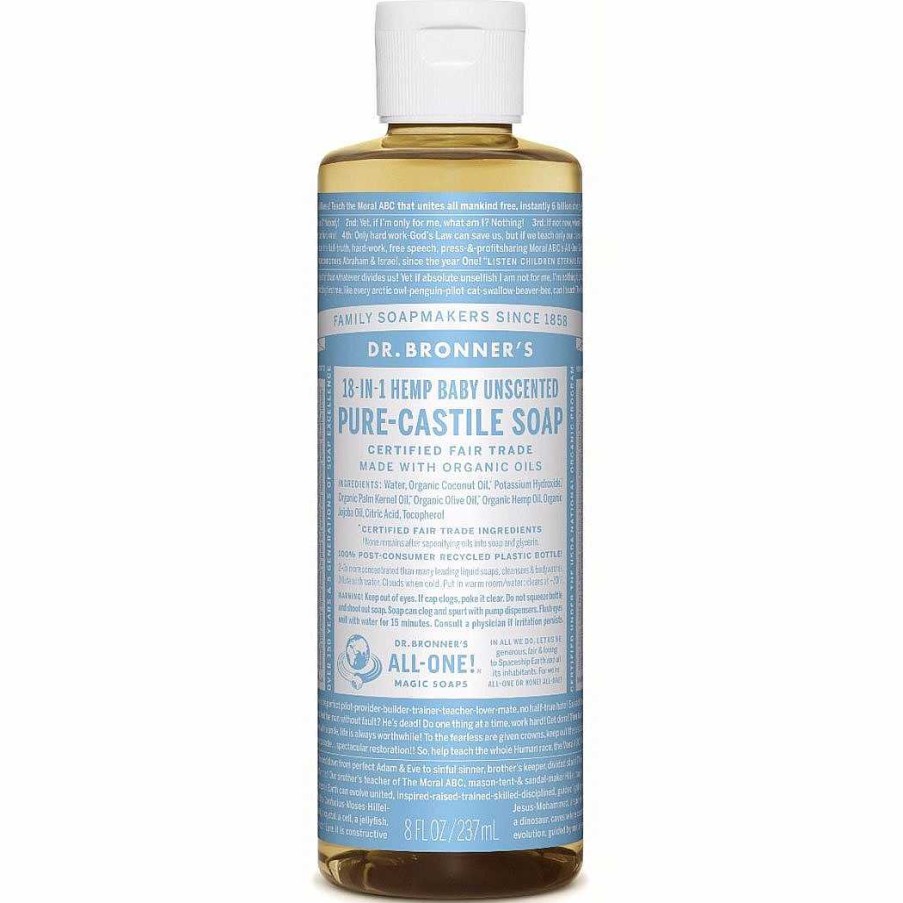 Gear Dr. Bronner's | Pure-Castile Liquid Soap Baby Unscented