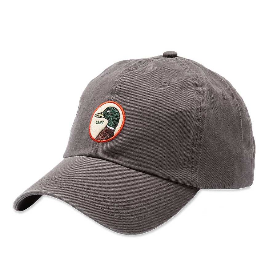 Men'S Duck Head Head & Neckwear | Circle Patch Twill Hat