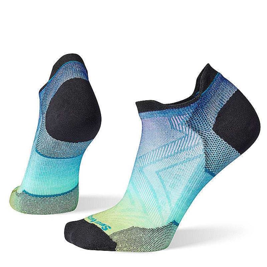 Women'S Smartwool Socks | Run Zero Cushion Ombre Print Low Ankle Socks For Women