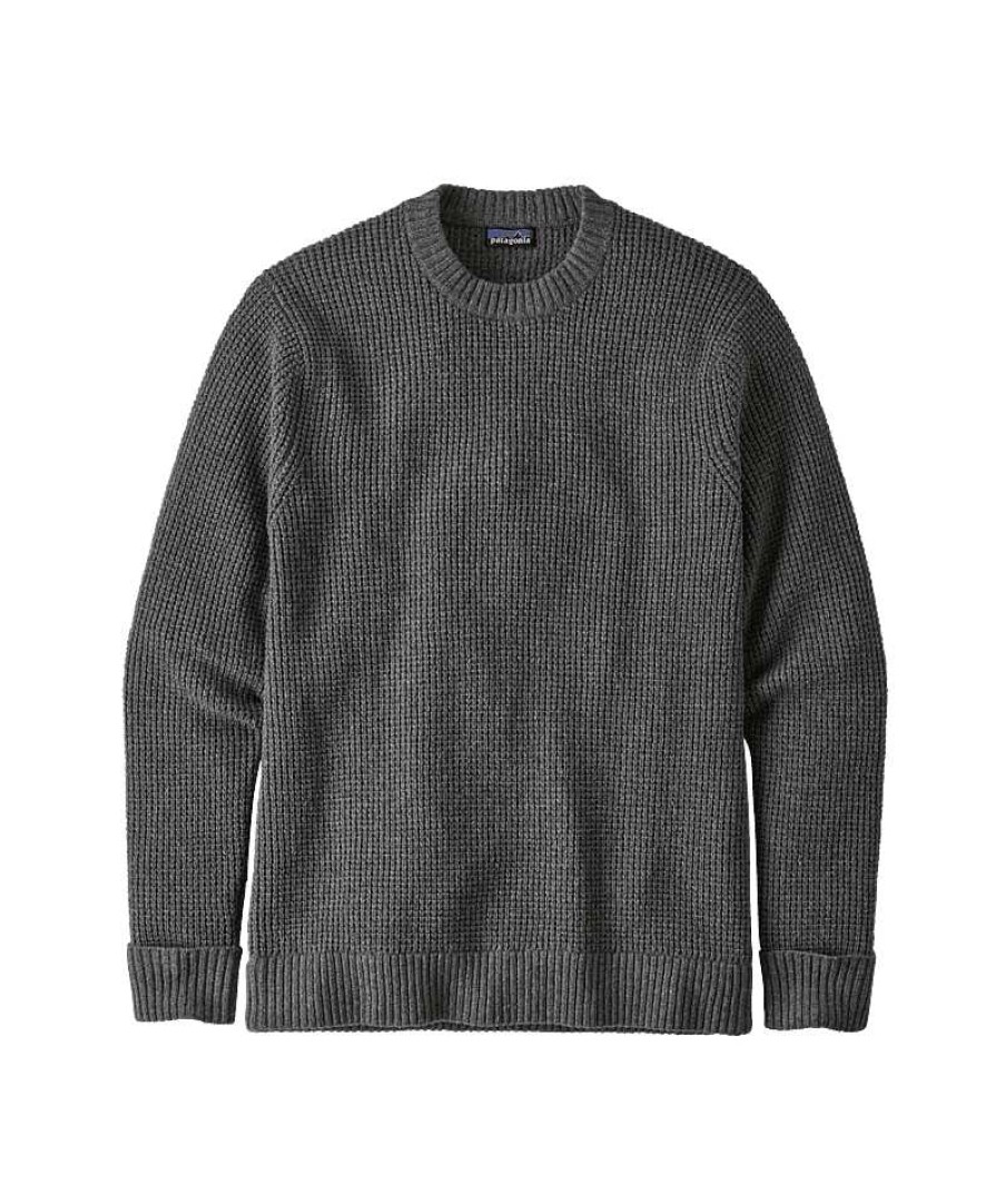 Men'S Patagonia Sweaters & Hoodies | Recycled Wool-Blend Crewneck Sweater For Men