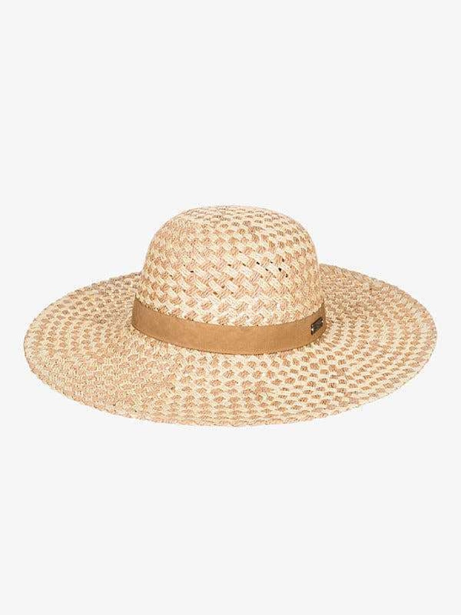 Women'S Roxy Head & Neckwear | Bed Of Flower Sun Hat For Women Natural