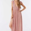 Women'S O'Neill Dresses & Rompers | Sinclaire Dress For Women Dusty Cedar