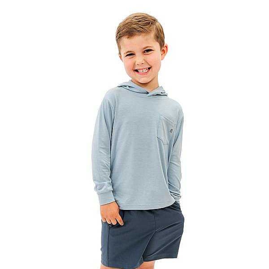 Kids' Free Fly Apparel Bottoms | Breeze Shorts For Toddlers Blue Dusk